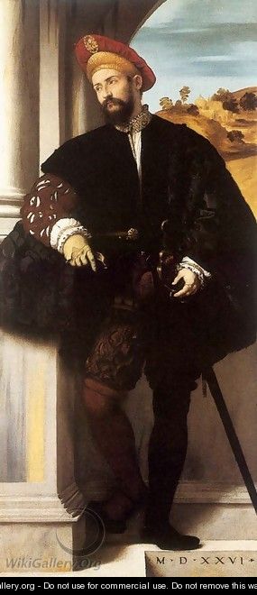 Portrait of a Gentleman 1526 - Alessandro Bonvicino (Moretto da Brescia)
