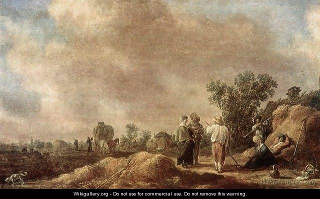 Haymaking 1630 - Jan van Goyen