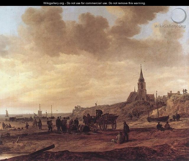 Beach at Scheveningen 1646 - Jan van Goyen