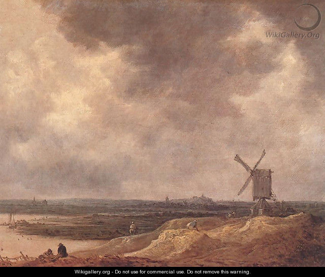 Windmill by a River 1642 - Jan van Goyen