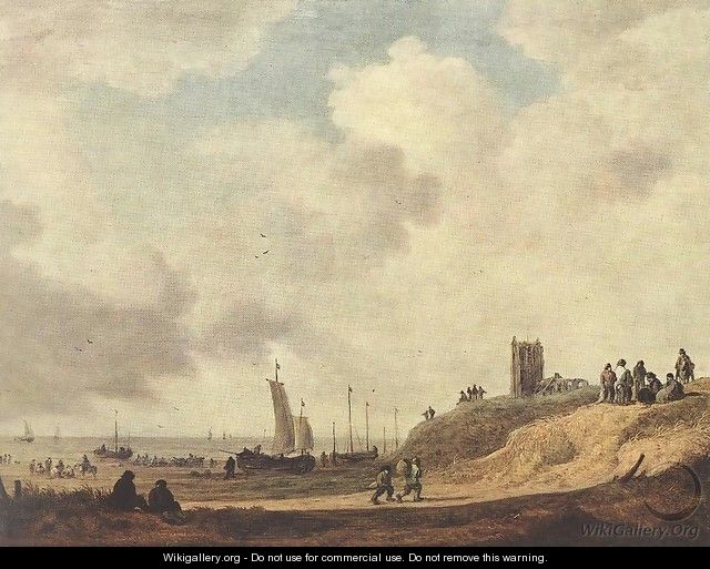 Seashore at Scheveningen 1645 - Jan van Goyen