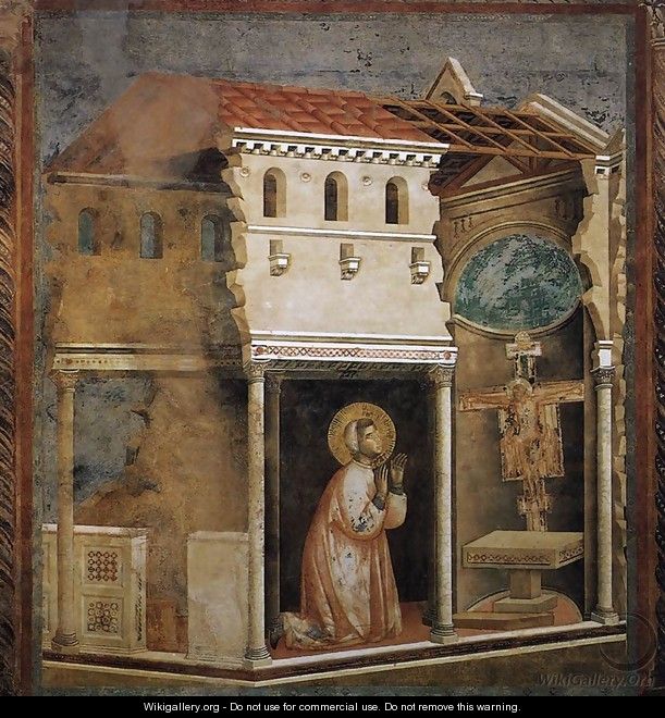 Legend of St Francis- 4. Miracle of the Crucifix 1297-99 - Giotto Di Bondone