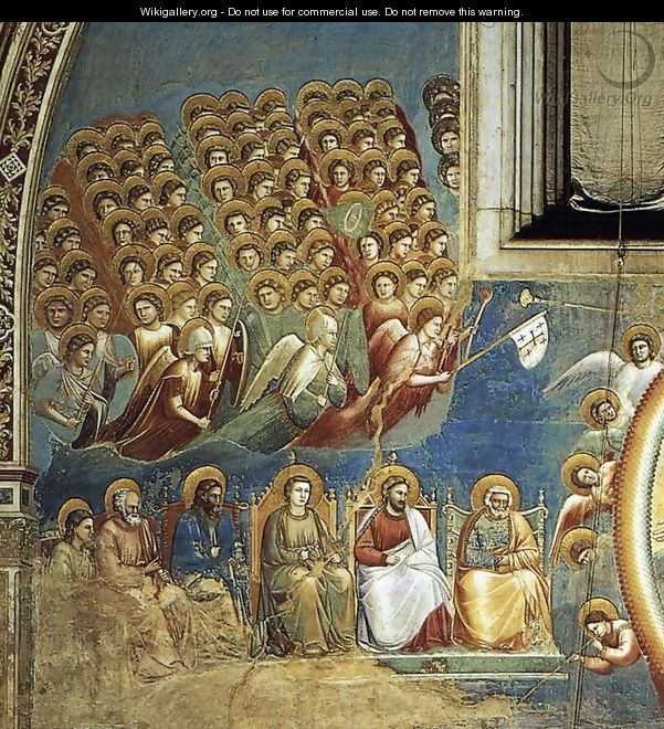 Last Judgment (detail 2) 1306, Fresco, Cappella Scrovegni (Arena Chapel), Padua - Giotto Di Bondone