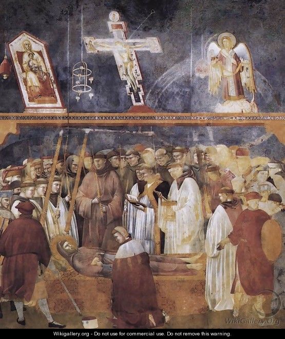 Legend of St Francis- 22. Verification of the Stigmata 1300 - Giotto Di Bondone