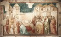 Scenes from the Life of St John the Evangelist- 2. Raising of Drusiana 1320 - Giotto Di Bondone