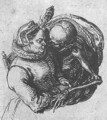 Four Studies of a Woman 1602-03 - Jacob de II Gheyn