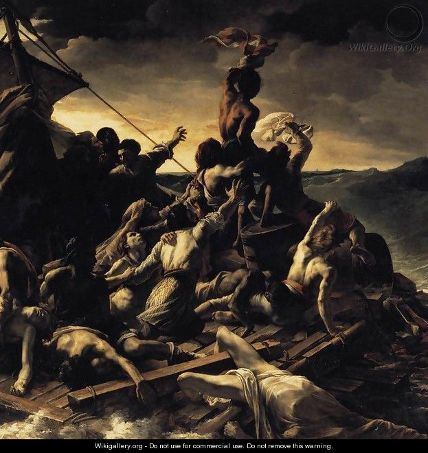 The Raft of the Medusa (detail) 1818-19 - Theodore Gericault