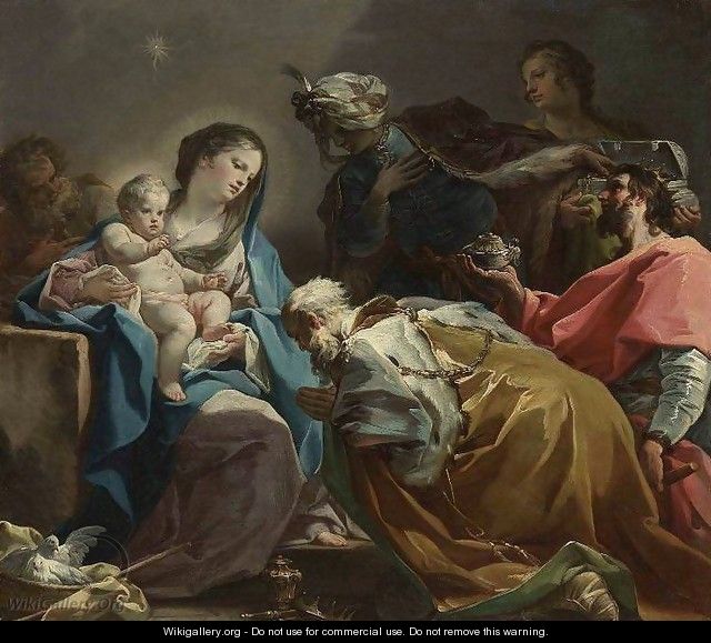 Adoration of the Magi c. 1725 - Corrado Giaquinto