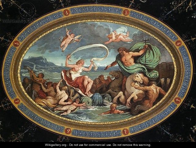 The Marriage of Poseidon and Amphitrite 1802-05 - Felice Giani
