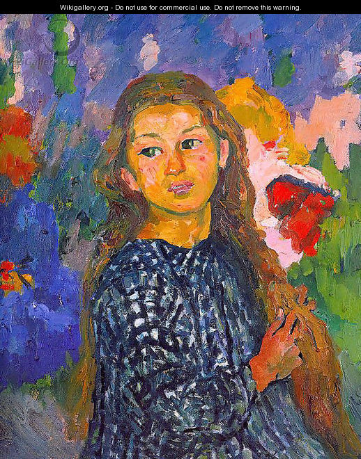 Portrait of Ottilia Giacometti 1912 - Giovanni Giacometti