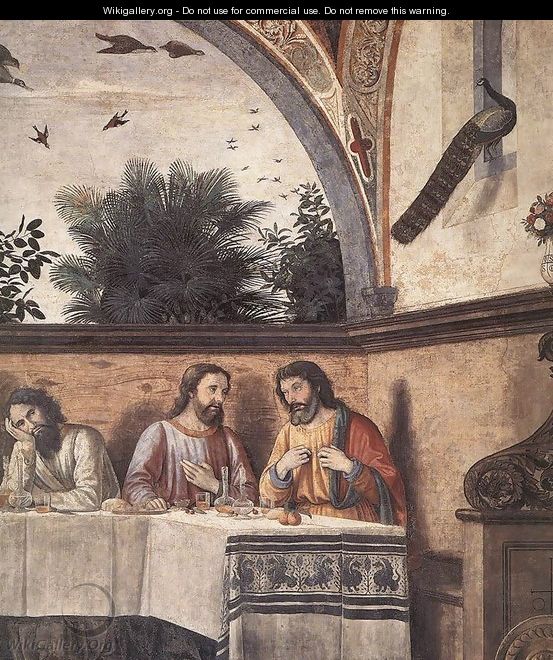 Last Supper (detail 4) 1480 - Domenico Ghirlandaio