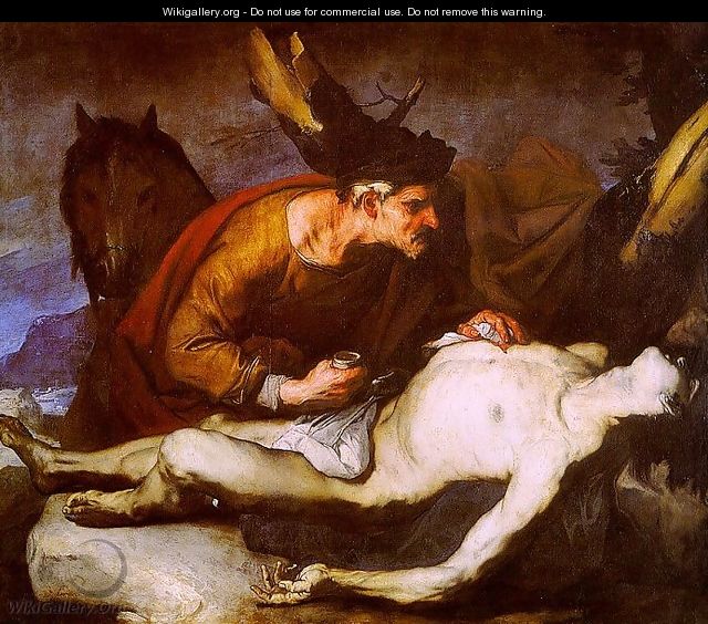 The Good Samaritan 1685 - Luca Giordano