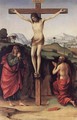 Crucifixion with Sts John and Jerome c. 1485 - Francesco Francia