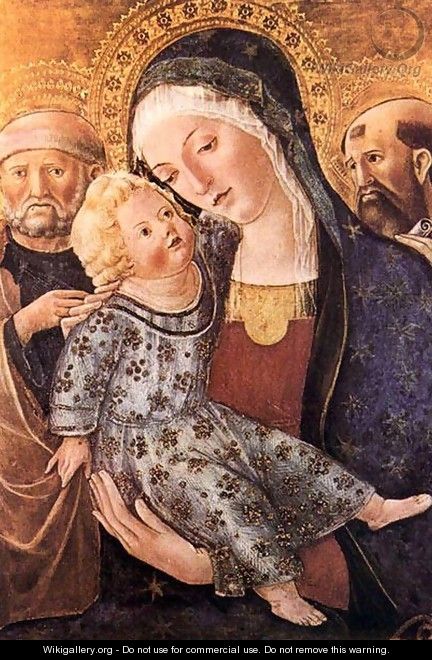 Madonna with Child and Two Saints c. 1470 - Francesco Di Giorgio Martini