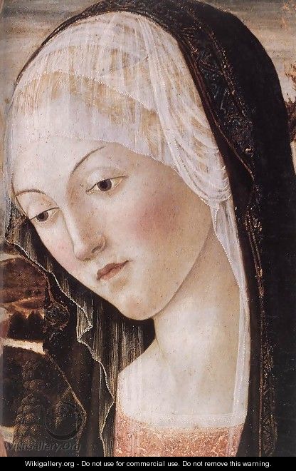 Madonna and Child with an Angel (detail) c. 1471 - Francesco Di Giorgio Martini