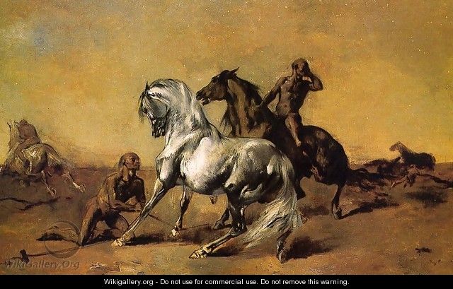 Desert Scene 1868 - Eugene Fromentin