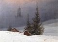 Winter Landscape with Church (2) 1811 - Caspar David Friedrich