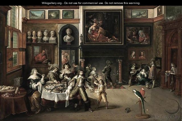 Supper at the House of Burgomaster Rockox 1630-35 - Frans the younger Francken