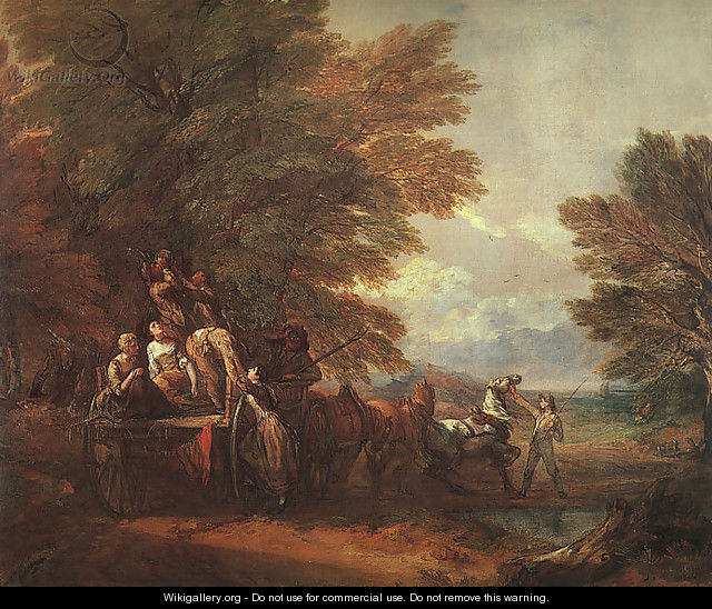 The Harvest Wagon 1767 - Thomas Gainsborough