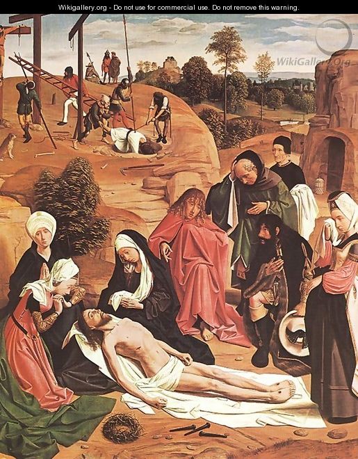 Lamentation over the Dead Christ 1485-90 - Tot Sint Jans Geertgen