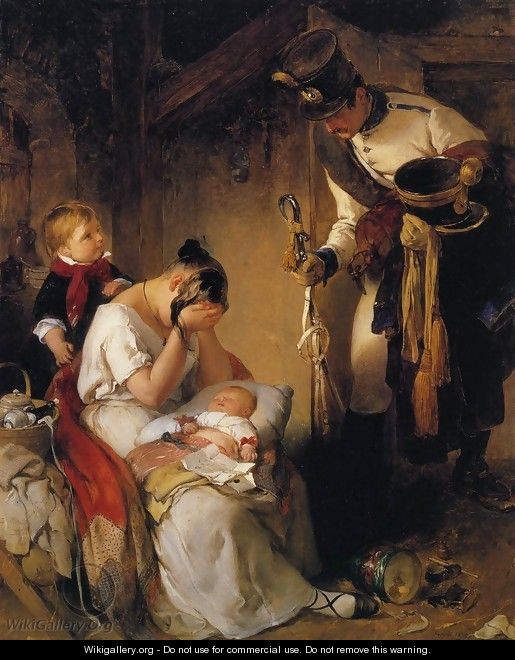 The Sad Message 1838 - Peter Fendi