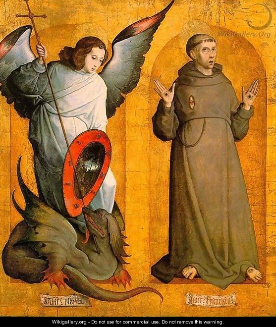 Saints Michael and Francis 1505-09 - Juan De Flandes