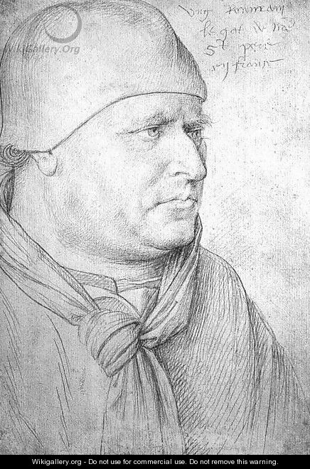 Portrait of an Ecclesiastic - Jean Fouquet