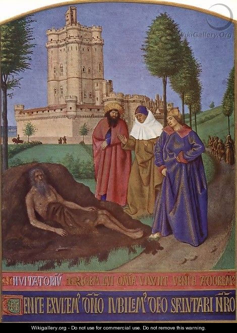 Job and his False Comforters 1452-60 - Vincenzo Foppa