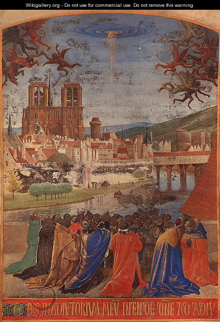 Descent of the Holy Ghost upon the Faithful 1452 - Jean Fouquet