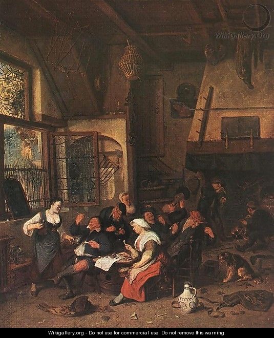 Tavern Scene - Cornelis Dusart