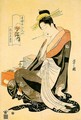 Echizenya Morokoshi, from the series "Six Beauties from the Pleasure Quarter" 1794-95 - Chobunsai Eishi