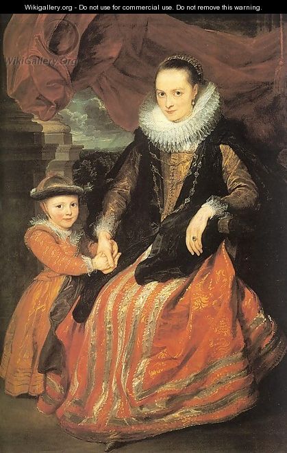 Susanna Fourment and her Daughter 1620-21 - Sir Anthony Van Dyck