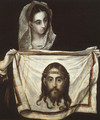 St Veronica Holding the Veil c. 1580 - El Greco (Domenikos Theotokopoulos)