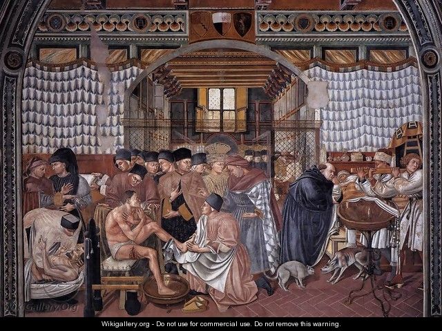 Care of the Sick 1441-42 - Domenico Di Bartolo