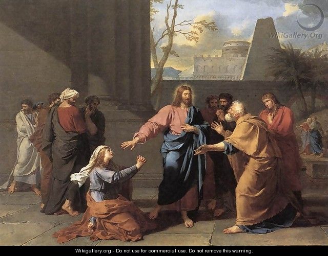 The Woman of Canaan at the Feet of Christ 1784 - Jean-Germain Drouais