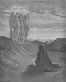 Abraham Entertains Three Strangers - Gustave Dore
