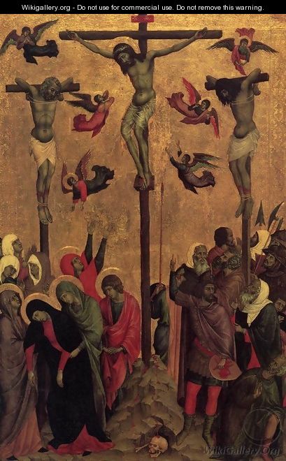 Crucifixion 1310s - Duccio Di Buoninsegna