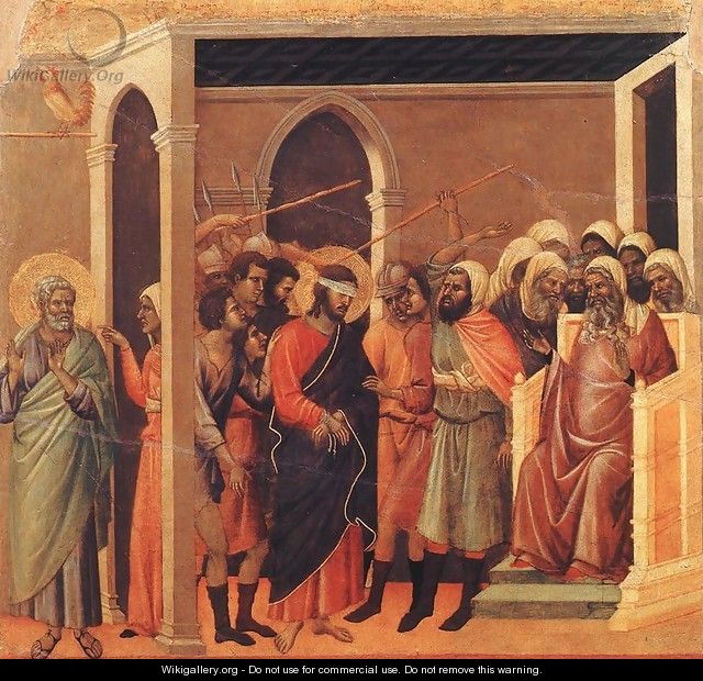 Christ Mocked 1308-11 - Duccio Di Buoninsegna