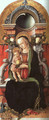 Madonna and Child Enthroned with a Donor 1470 - Carlo Crivelli