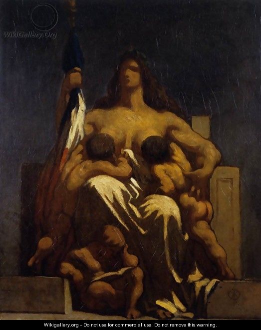 The Republic 1848 - Honoré Daumier