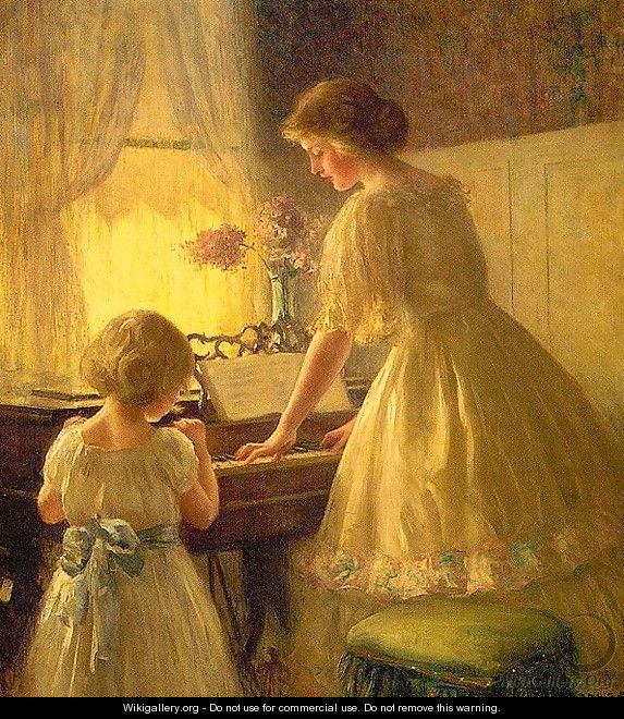 The Piano Lesson 1895 - Francis Day