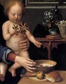 Virgin and Child with the Milk Soup (detail) c. 1515 - Gerard David