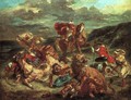 Lion Hunt 1861 - Eugene Delacroix