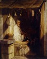 Turkish Merchant Smoking in His Shop 1844 - Alexandre Gabriel Decamps