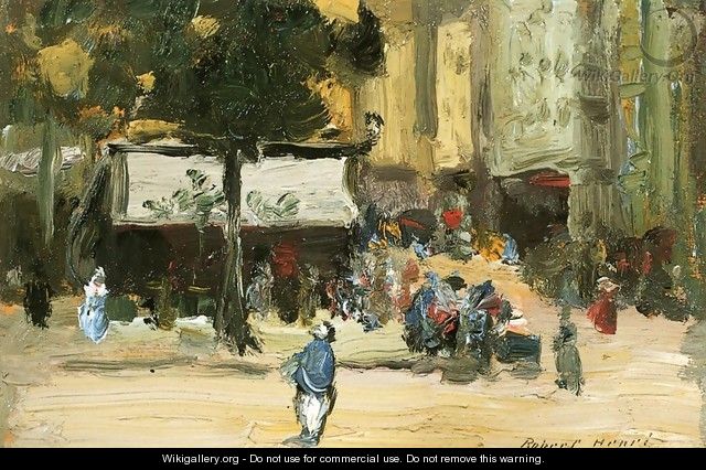 Street Corner In Paris - Robert Henri