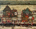 Houses With Laundry Aka Seeburg II - Egon Schiele