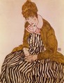 Edith Schiele Seated - Egon Schiele