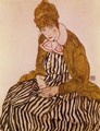 Edith Schiele Seated - Egon Schiele