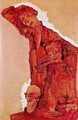 Composition With Three Male Figures Aka Self Portrait - Egon Schiele