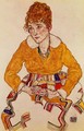 Portrait Of The Artists Wife - Egon Schiele